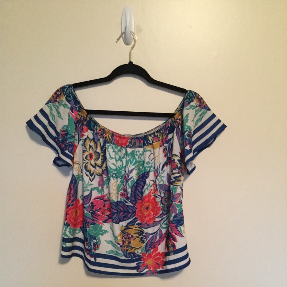 Flying Tomato Flower Summer blouse.